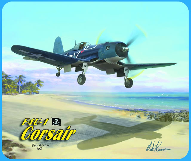 F4U-1 "Jolly Rogers" Corsair Mouse Pad